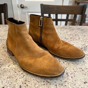 Zara Men's Suede Chelsea Boots